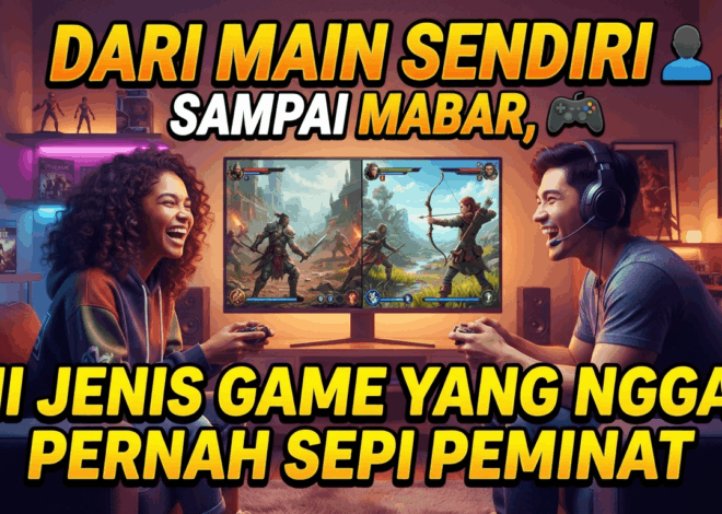 Dari Main Sendiri Sampai Mabar, Ini Jenis Game yang Nggak Pernah Sepi Peminat