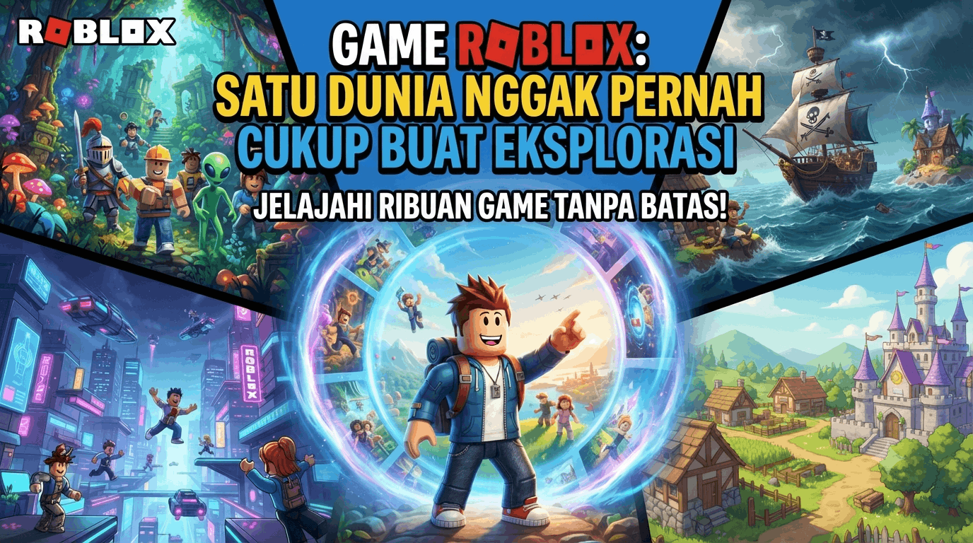Game Roblox: Satu Dunia Nggak Pernah Cukup Buat Eksplorasi