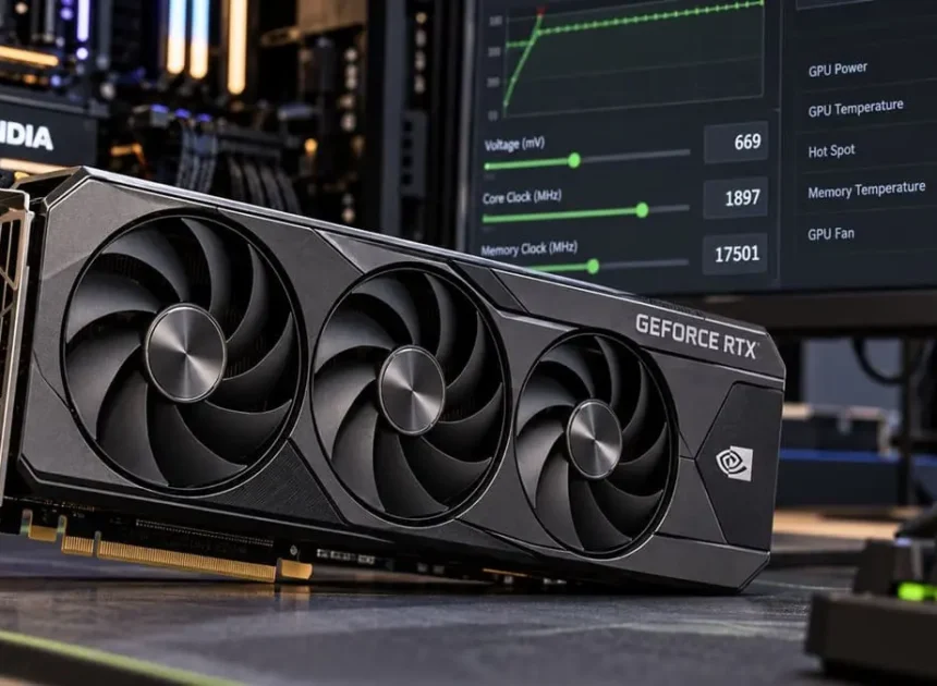 Eksperimen Undervolt RTX 5070 Ti Pangkas Daya Jadi 142 Watt pada Tegangan 0.67V